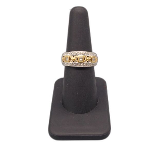 14KT WHITE GOLD 7.20G DIAMOND 1.10CTW FASHION RING SIZE 6.75 (152528-4)